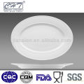 Royal fine bone china restaurant oval white dinner plates